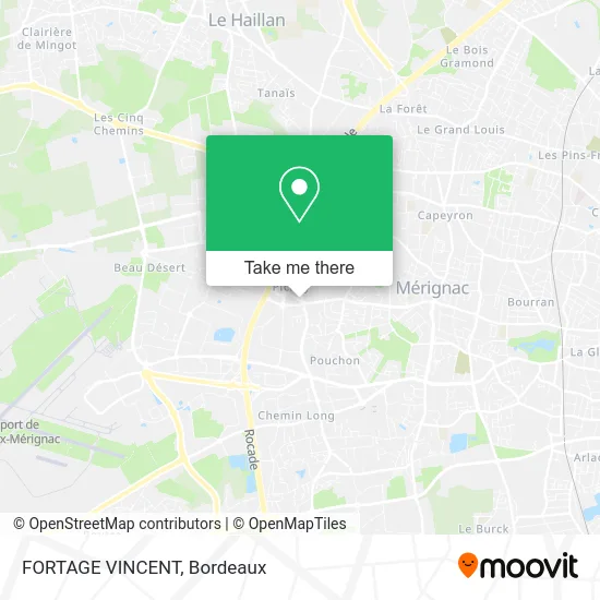 FORTAGE VINCENT map