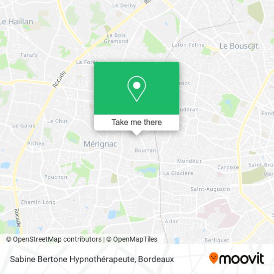 Sabine Bertone Hypnothérapeute map
