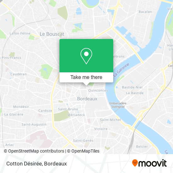 Cotton Désirée map