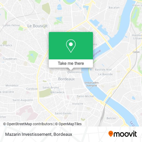 Mapa Mazarin Investissement