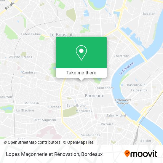 Lopes Maçonnerie et Rénovation map