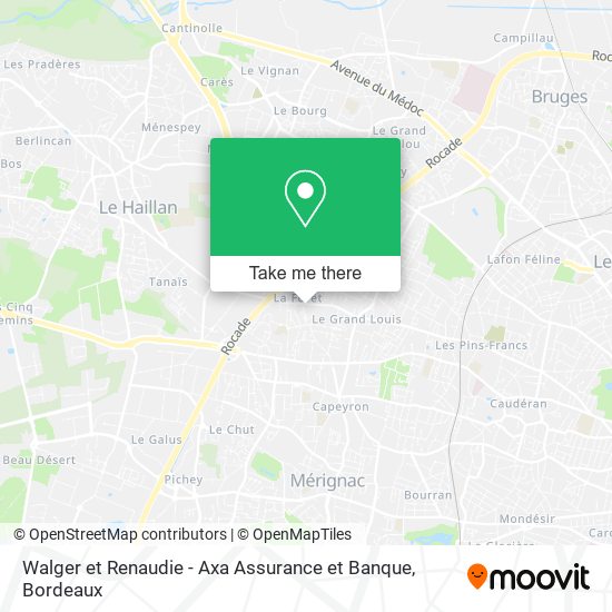 Walger et Renaudie - Axa Assurance et Banque map