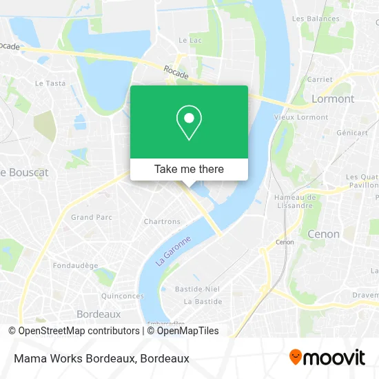 Mama Works Bordeaux map