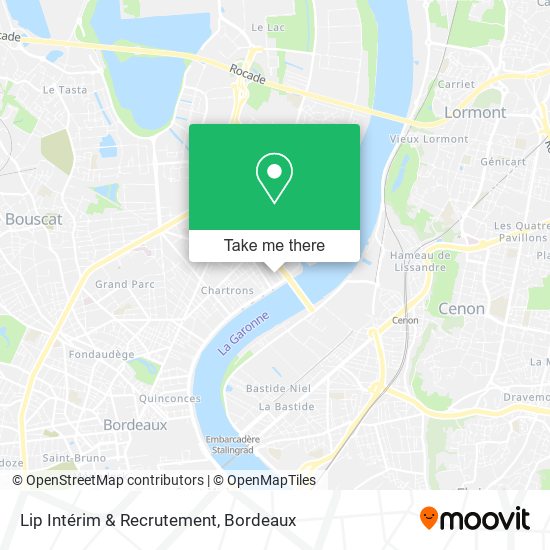 Lip Intérim & Recrutement map