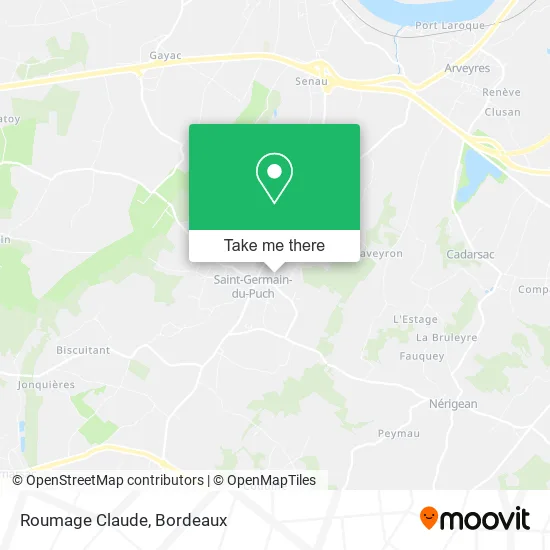 Roumage Claude map