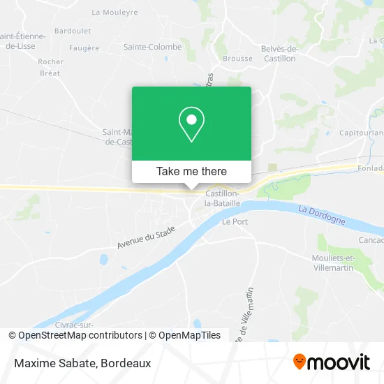 Maxime Sabate map