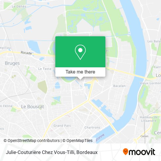 Julie-Couturière Chez Vous-Tilli map