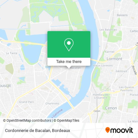 Cordonnerie de Bacalan map