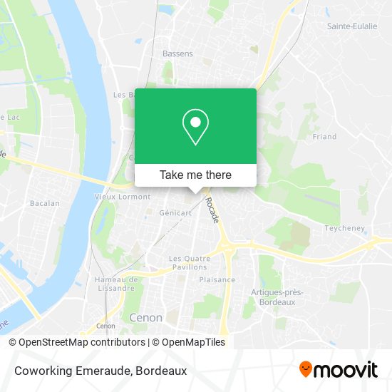 Mapa Coworking Emeraude