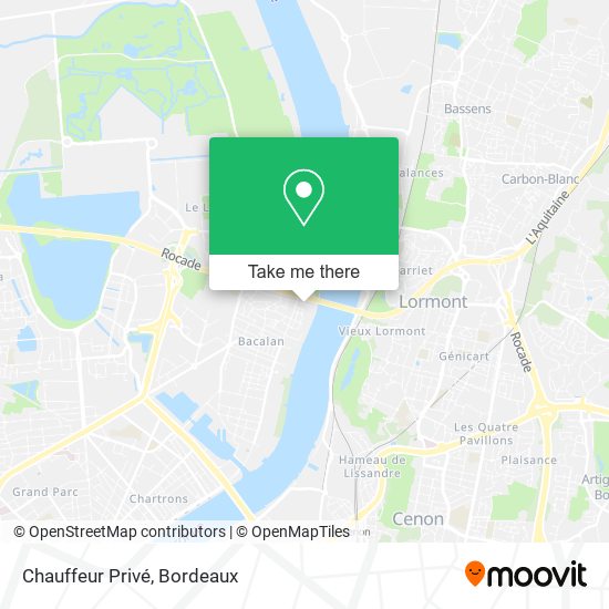 Mapa Chauffeur Privé