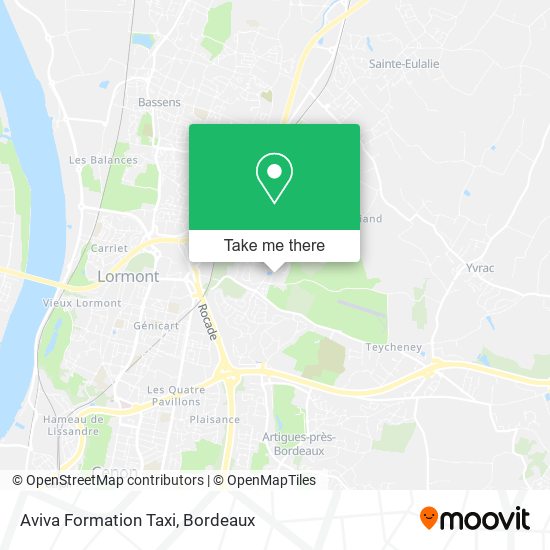 Aviva Formation Taxi map