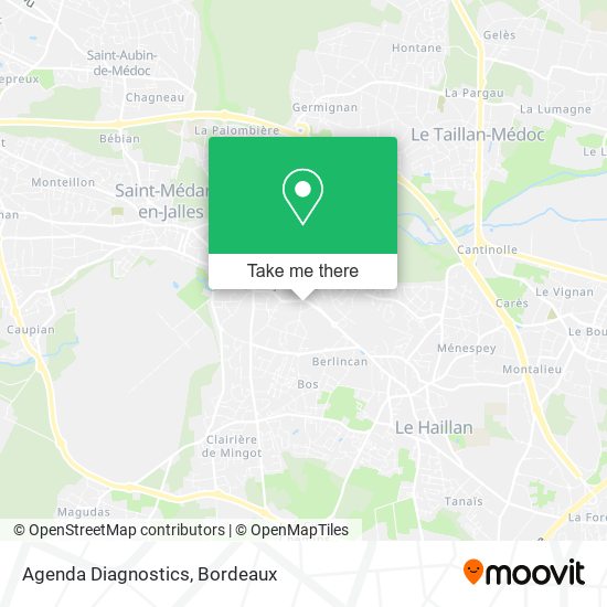 Agenda Diagnostics map