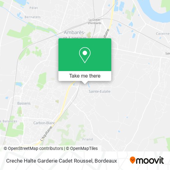 Creche Halte Garderie Cadet Roussel map