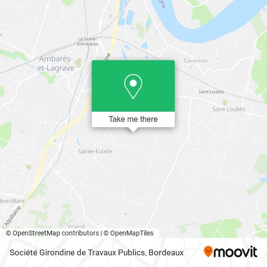 Société Girondine de Travaux Publics map