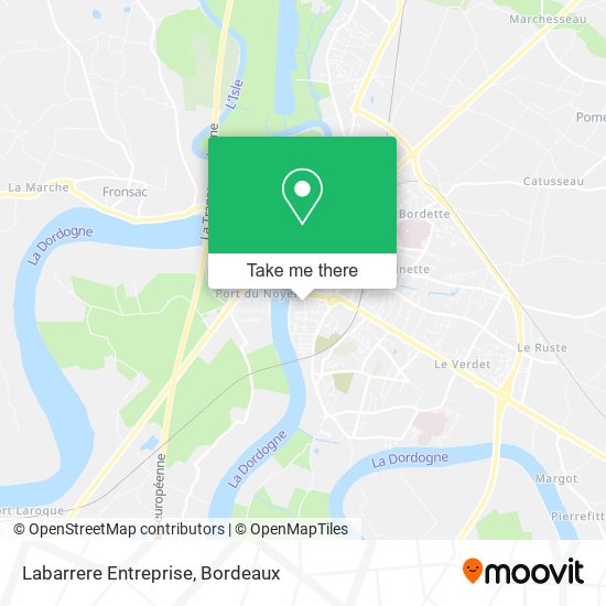 Labarrere Entreprise map