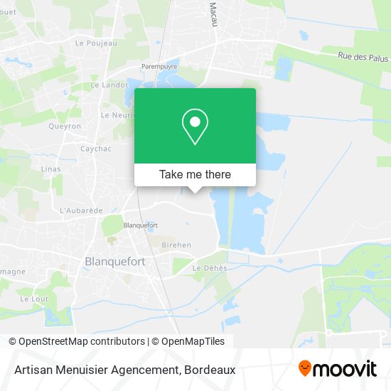 Artisan Menuisier Agencement map