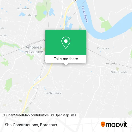 Sba Constructions map