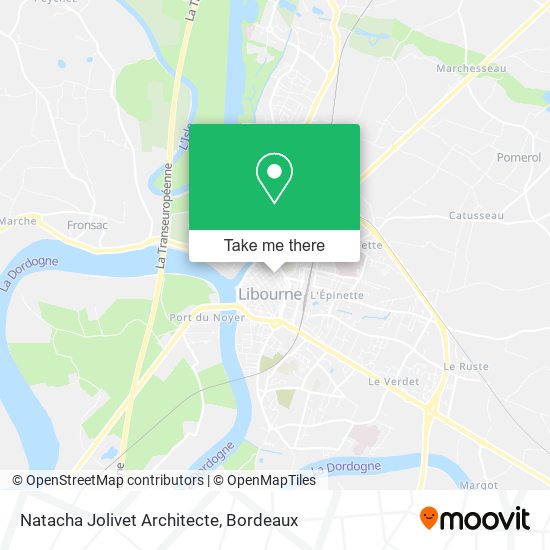 Natacha Jolivet Architecte map