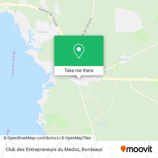 Club des Entrepreneurs du Medoc map