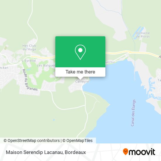 Maison Serendip Lacanau map