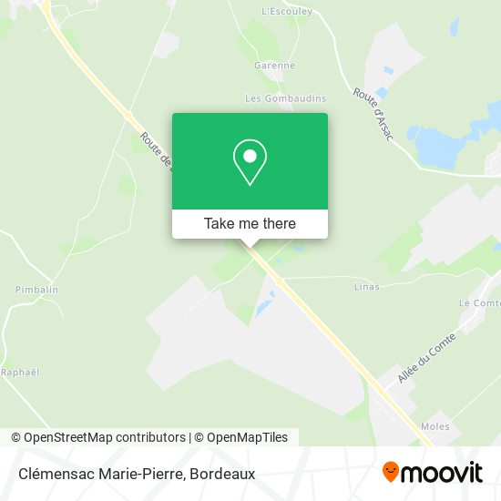 Clémensac Marie-Pierre map