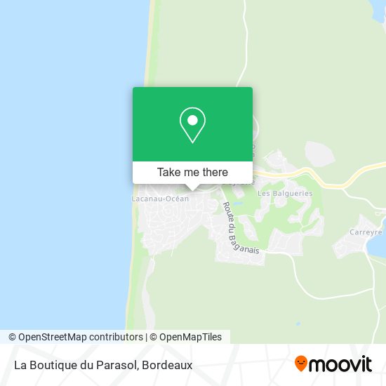 La Boutique du Parasol map