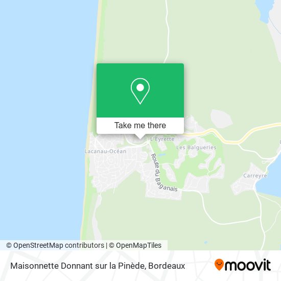 Maisonnette Donnant sur la Pinède map