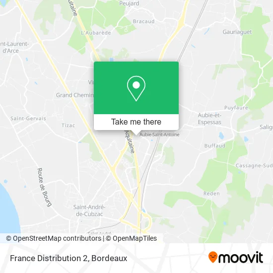 France Distribution 2 map