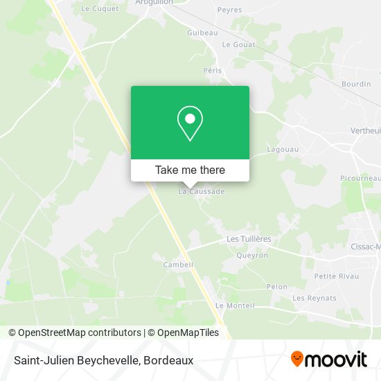 Saint-Julien Beychevelle map