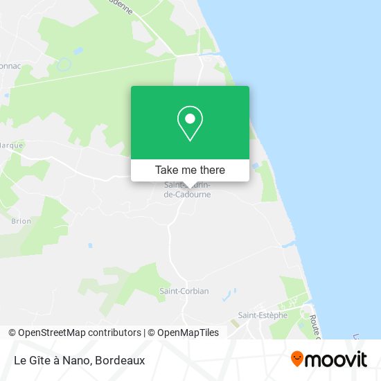 Le Gîte à Nano map