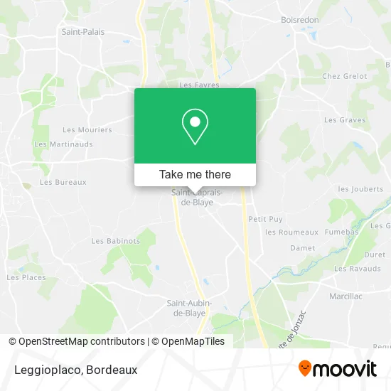 Leggioplaco map