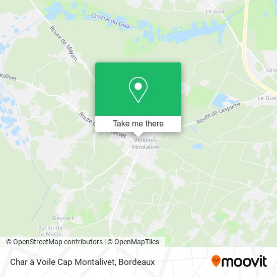Char à Voile Cap Montalivet map