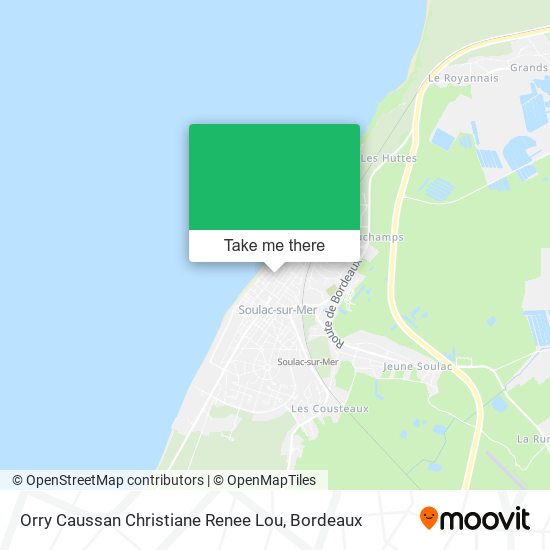 Orry Caussan Christiane Renee Lou map
