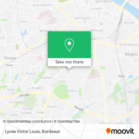 Lycée Victor Louis map