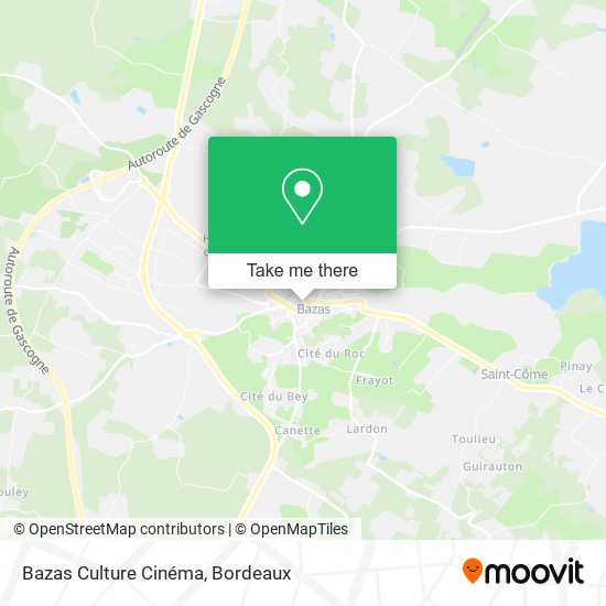 Mapa Bazas Culture Cinéma