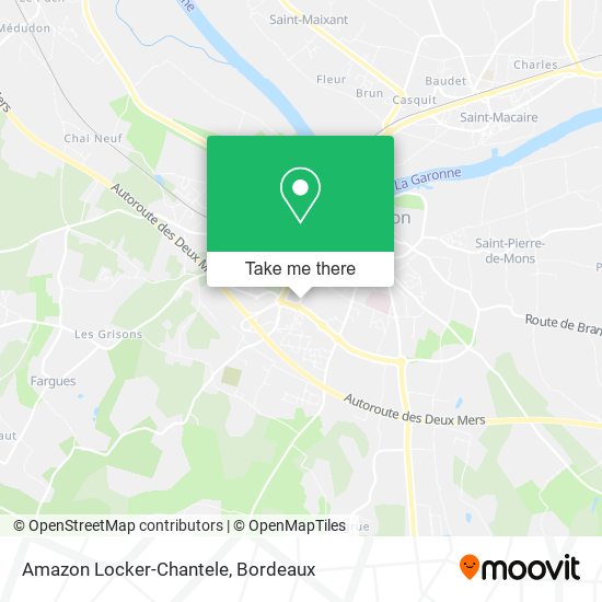 Amazon Locker-Chantele map