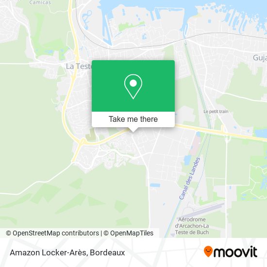 Mapa Amazon Locker-Arès