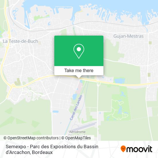 Semexpo - Parc des Expositions du Bassin d'Arcachon map