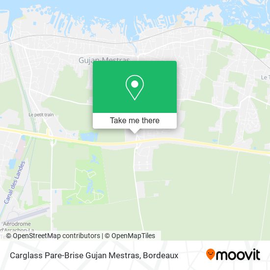 Carglass Pare-Brise Gujan Mestras map