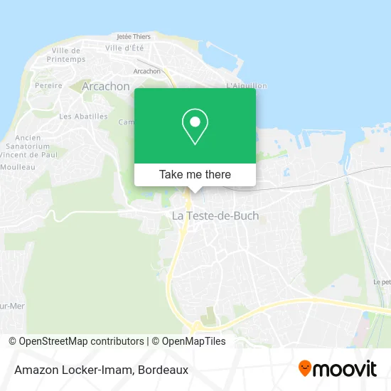 Amazon Locker-Imam map