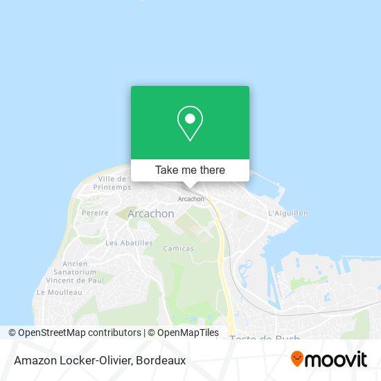 Amazon Locker-Olivier map