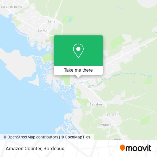 Amazon Counter map