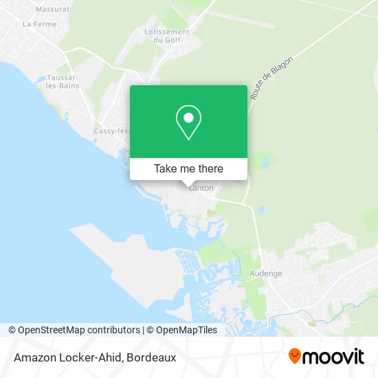 Amazon Locker-Ahid map