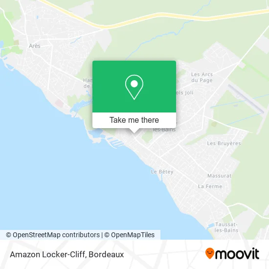 Amazon Locker-Cliff map