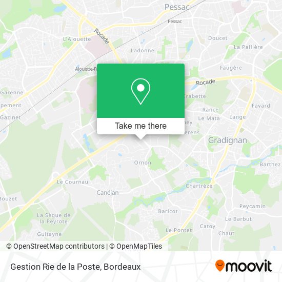 Gestion Rie de la Poste map