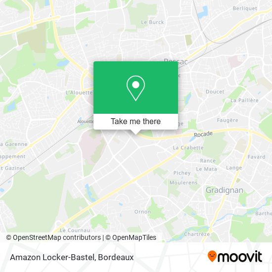 Mapa Amazon Locker-Bastel