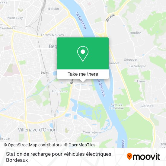 Station de recharge pour véhicules électriques map
