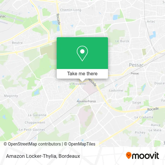 Amazon Locker-Thylia map
