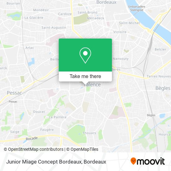 Junior Miage Concept Bordeaux map