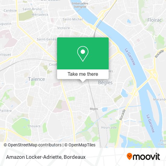 Amazon Locker-Adriette map